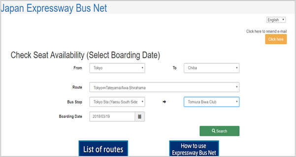 Buying bus tickets online 1